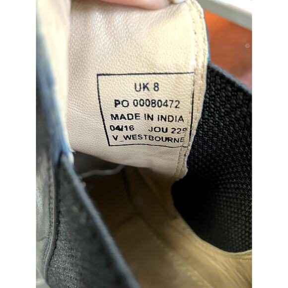 Joules Black and Bronze Chelsea Leather Ankle Boots - Picture 5 of 5